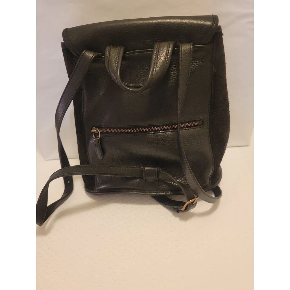 COACH The Berkeley Series Vintage Black Pebble Leather Backpack Authentic Rare